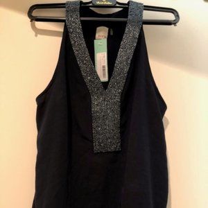ECRU black beaded tank top